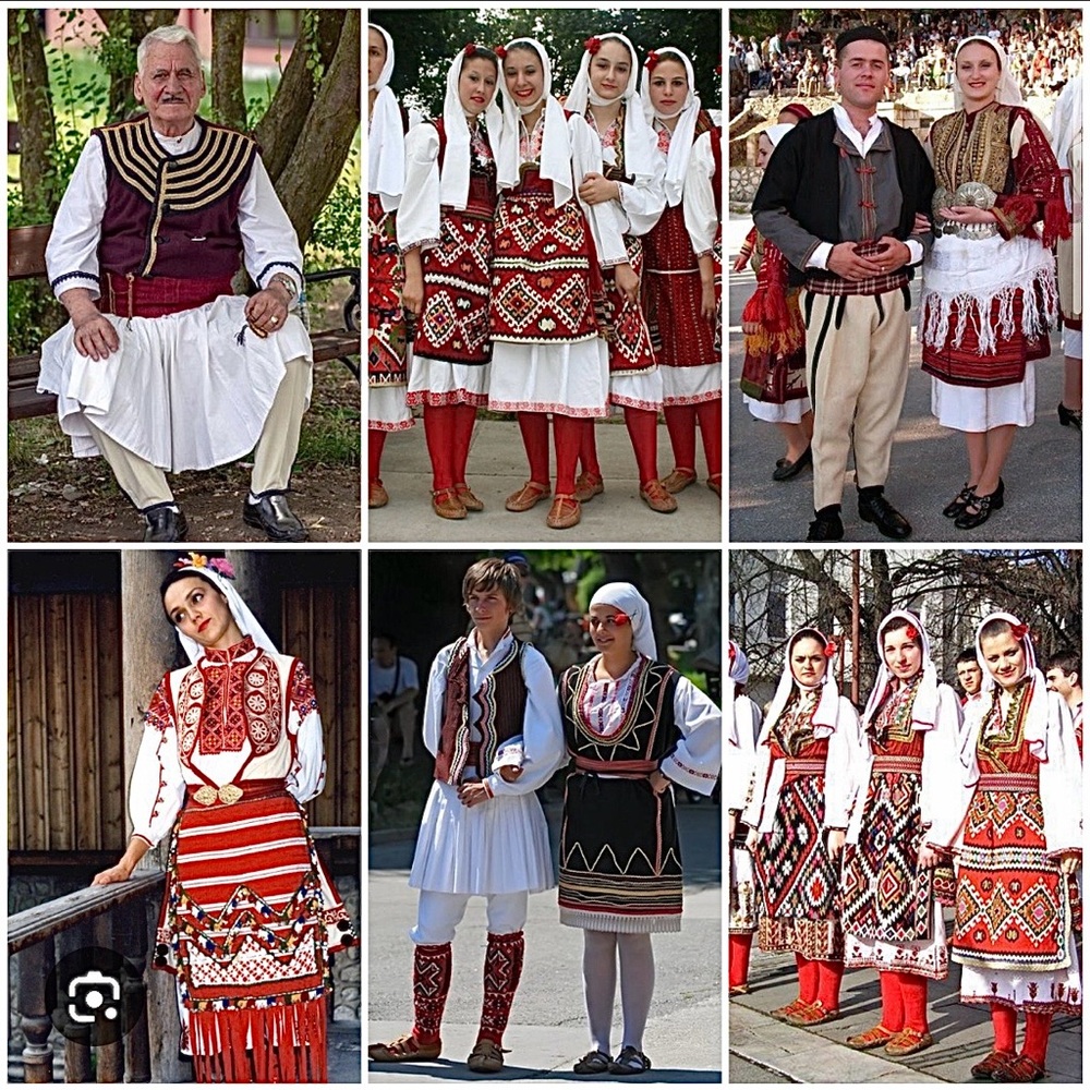 Balkan Antique Folk Crochet Cotton Dress - Picture 16 of 16